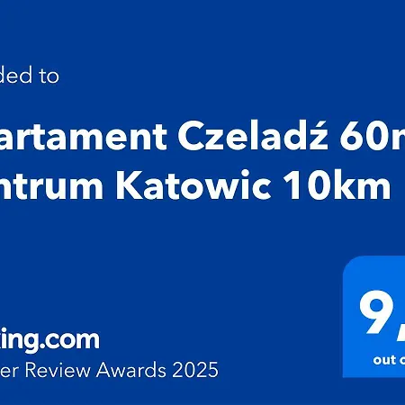 Apartament -Jak W Domu- Czeladz 60M2 Centrum Katowic 10Km Exterior foto
